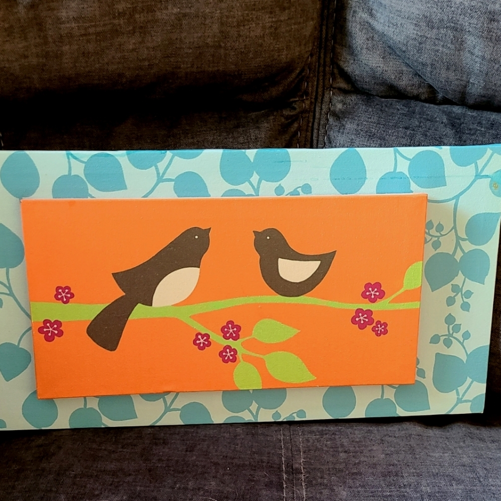 Cute canvas wall hanging